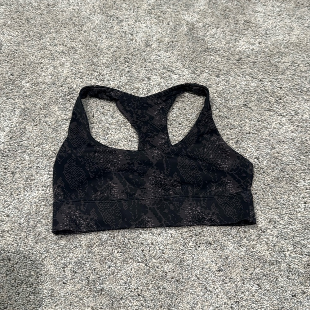 Women’s size small Vitality Revive Racer Bra - Midnight Serpent